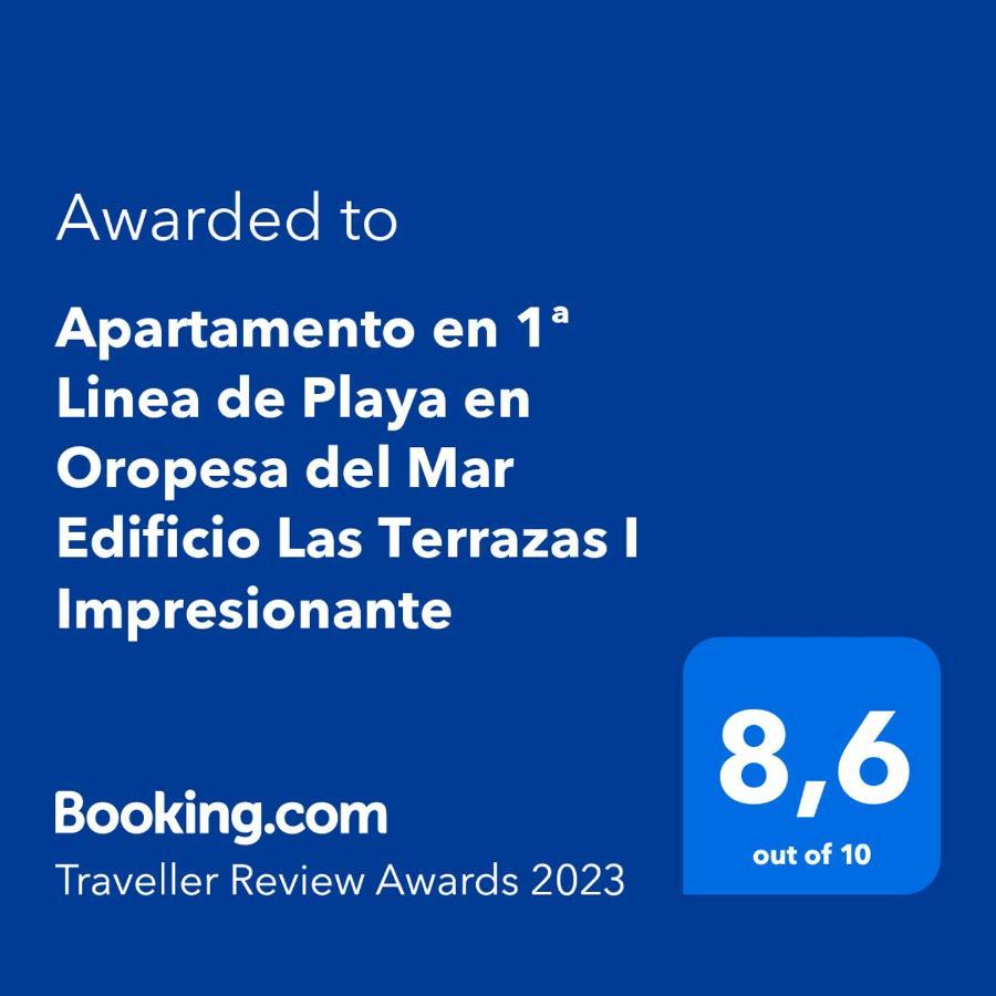 Apartamento en 1ª Linea de Playa en Oropesa del Mar Edificio Las Terrazas I Impresionante Exterior foto